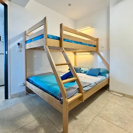 T3 , Parking , Grand Large, Face Plage, Wifi St Jean 아파트 *